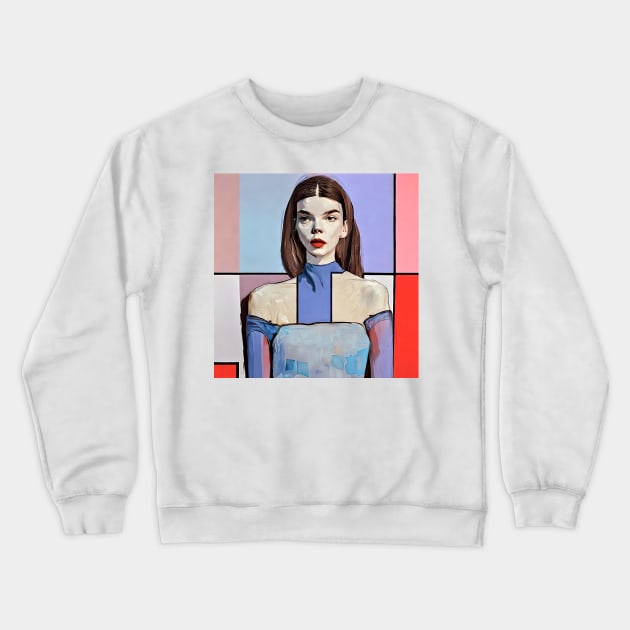 Simple shapes and Anya Crewneck Sweatshirt by bogfl